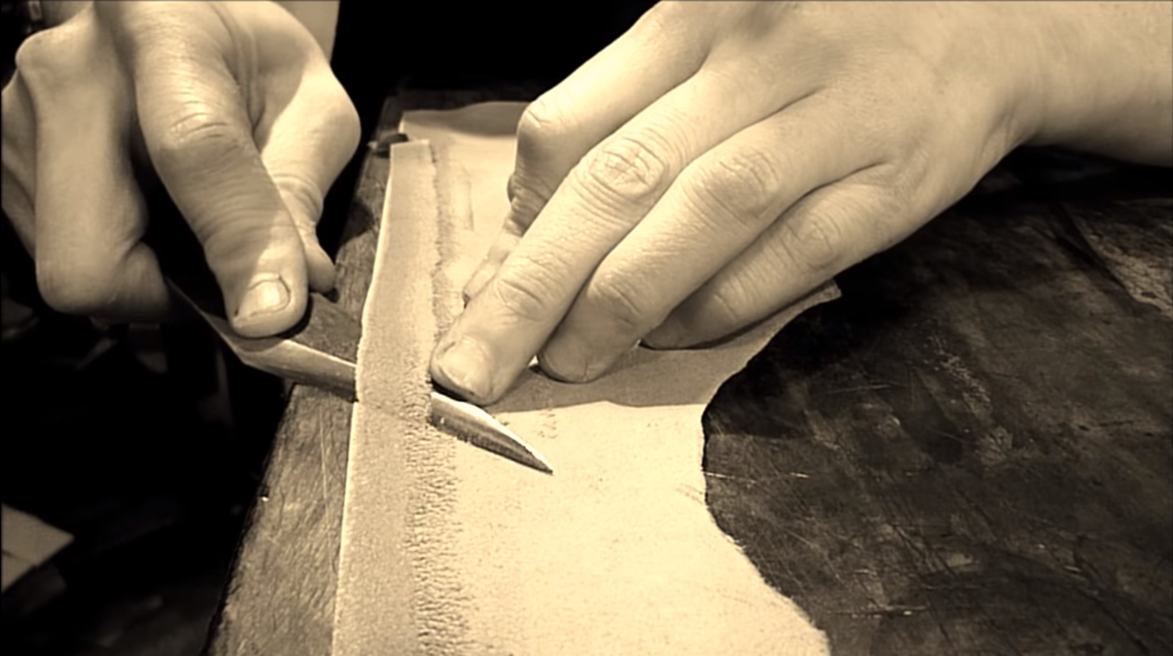 Leather Paring Knives for Bookbinding